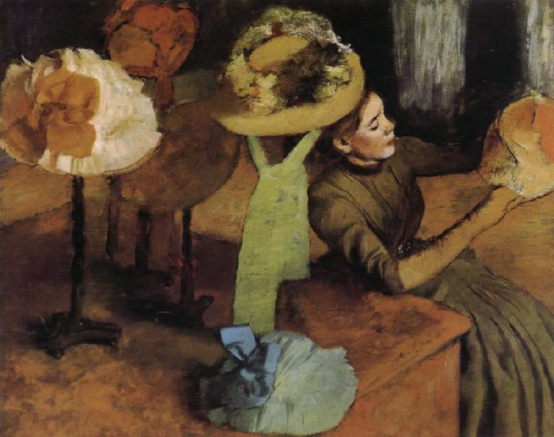 Edgar Degas The Store of  Millinery Sweden oil painting art